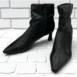 Naturalizer Womens Tribute Classic Black Ankle Boots Size 8.5 39 Fall Winter